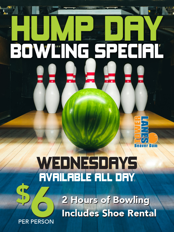 Hump Day Bowling Special